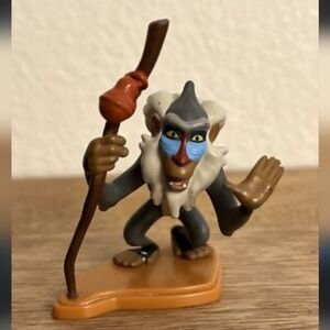 Vintage Disney Lion King / Just Play / Rafiki figure 3 1/4"